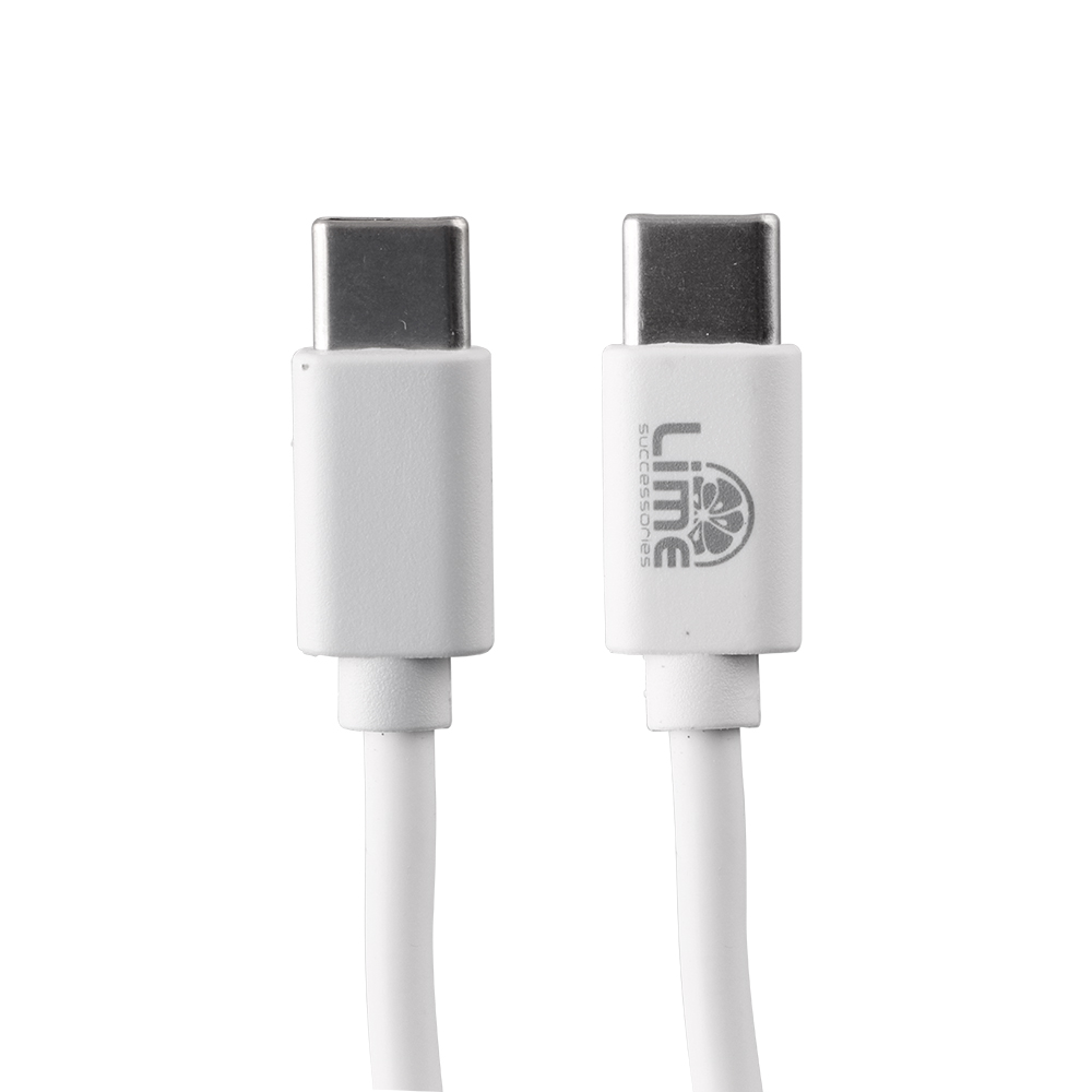 LIME USB-C TYPE C TO USB-C TYPE C 4.0A ΦΟΡΤΙΣΗΣ-DATA 2m LCC02 68W WHITE - Image 3