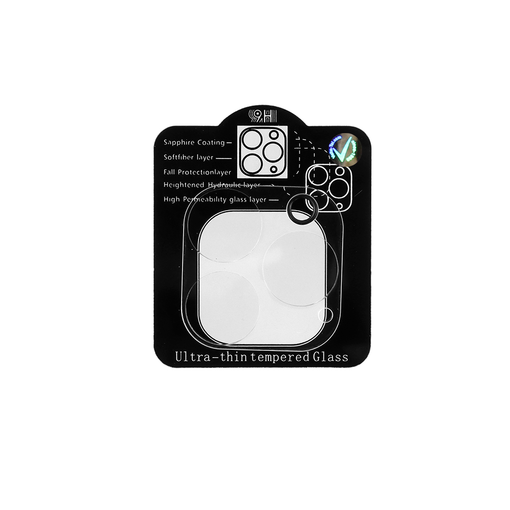 VOLTE-TEL CAMERA GLASS IPHONE 14 PRO 6.1in/14 PRO MAX 6.7in 9H 0.25mm 3D CURVED TRANSPARENT - Image 3