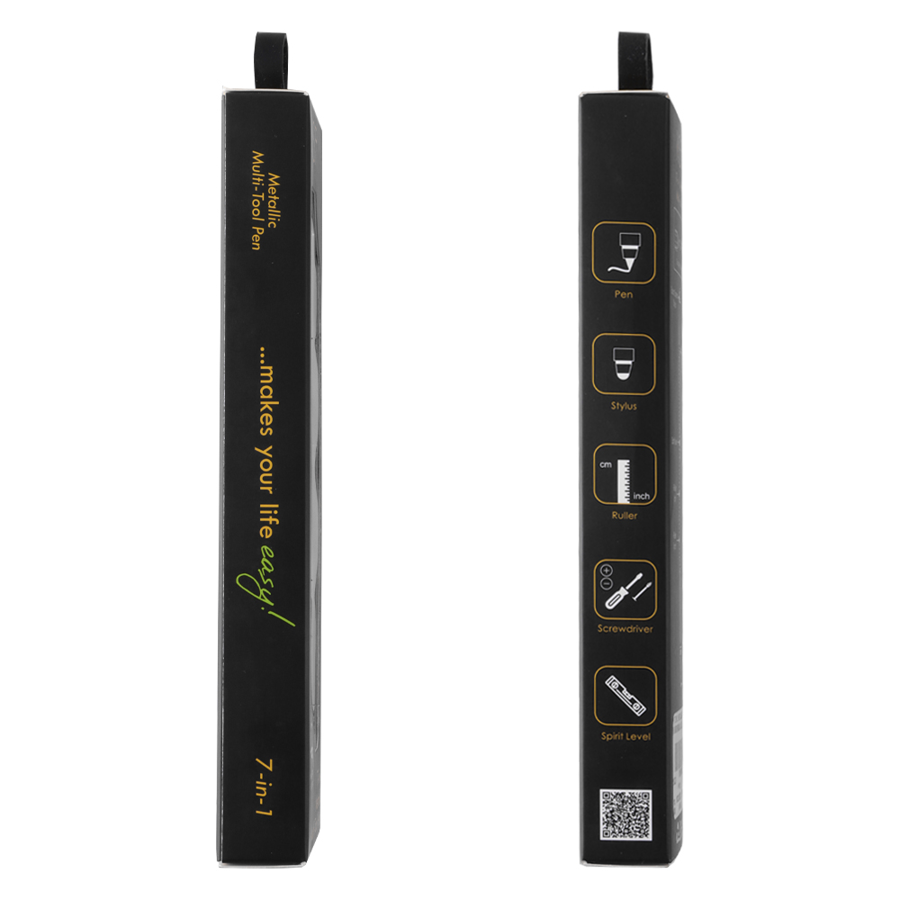 NSP ΣΤΥΛΟ 7 IN 1 METALLIC MULTI-TOOL PEN BLACK - Image 14
