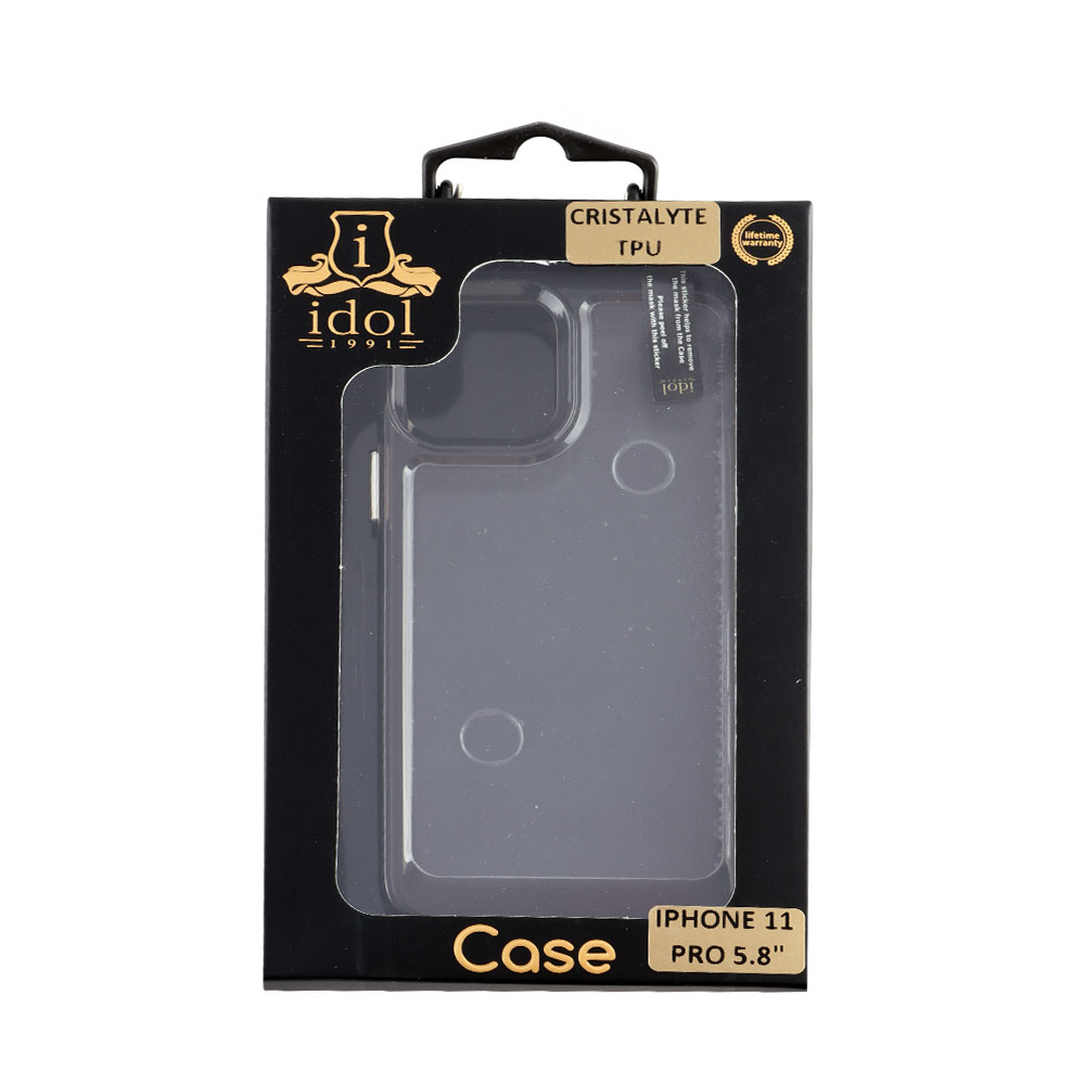 IDOL 1991 CRISTALYTE TPU ΘΗΚΗ IPHONE 11 PRO 5.8in CAMERA GUARD ΔΙΑΦΑΝΗ ΓΚΡΙ - Image 9