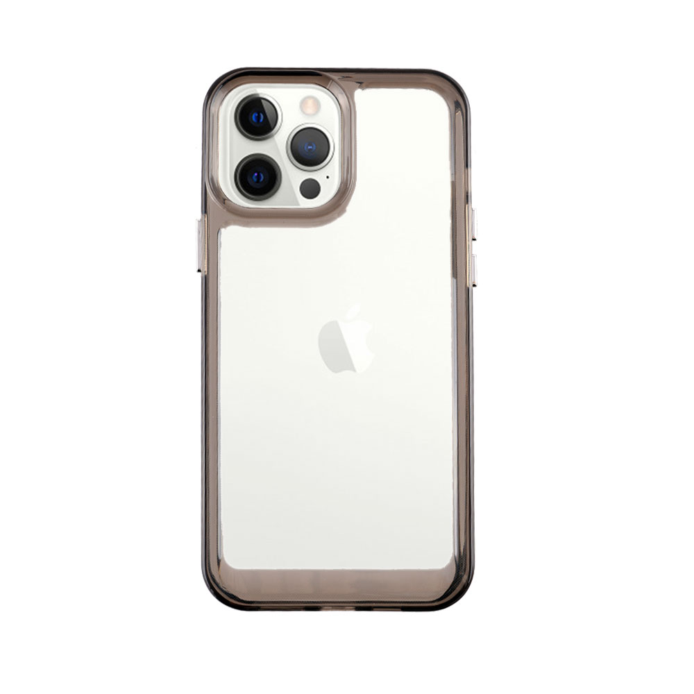 IDOL 1991 CRISTALYTE TPU ΘΗΚΗ IPHONE 12 PRO / IPHONE 12 6.1in CAMERA GUARD ΔΙΑΦΑΝΗ ΓΚΡΙ - Image 2