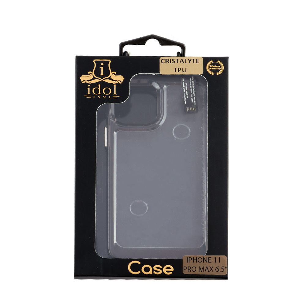 IDOL 1991 CRISTALYTE TPU ΘΗΚΗ IPHONE 11 PRO MAX 6.5in CAMERA GUARD ΔΙΑΦΑΝΗ ΓΚΡΙ - Image 9