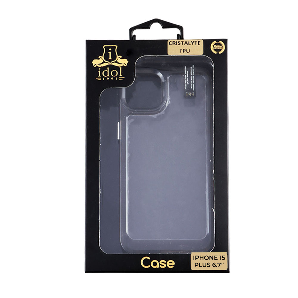 IDOL 1991 CRISTALYTE TPU ΘΗΚΗ IPHONE 15 PLUS 6.7in CAMERA GUARD ΔΙΑΦΑΝΗ ΓΚΡΙ - Image 9