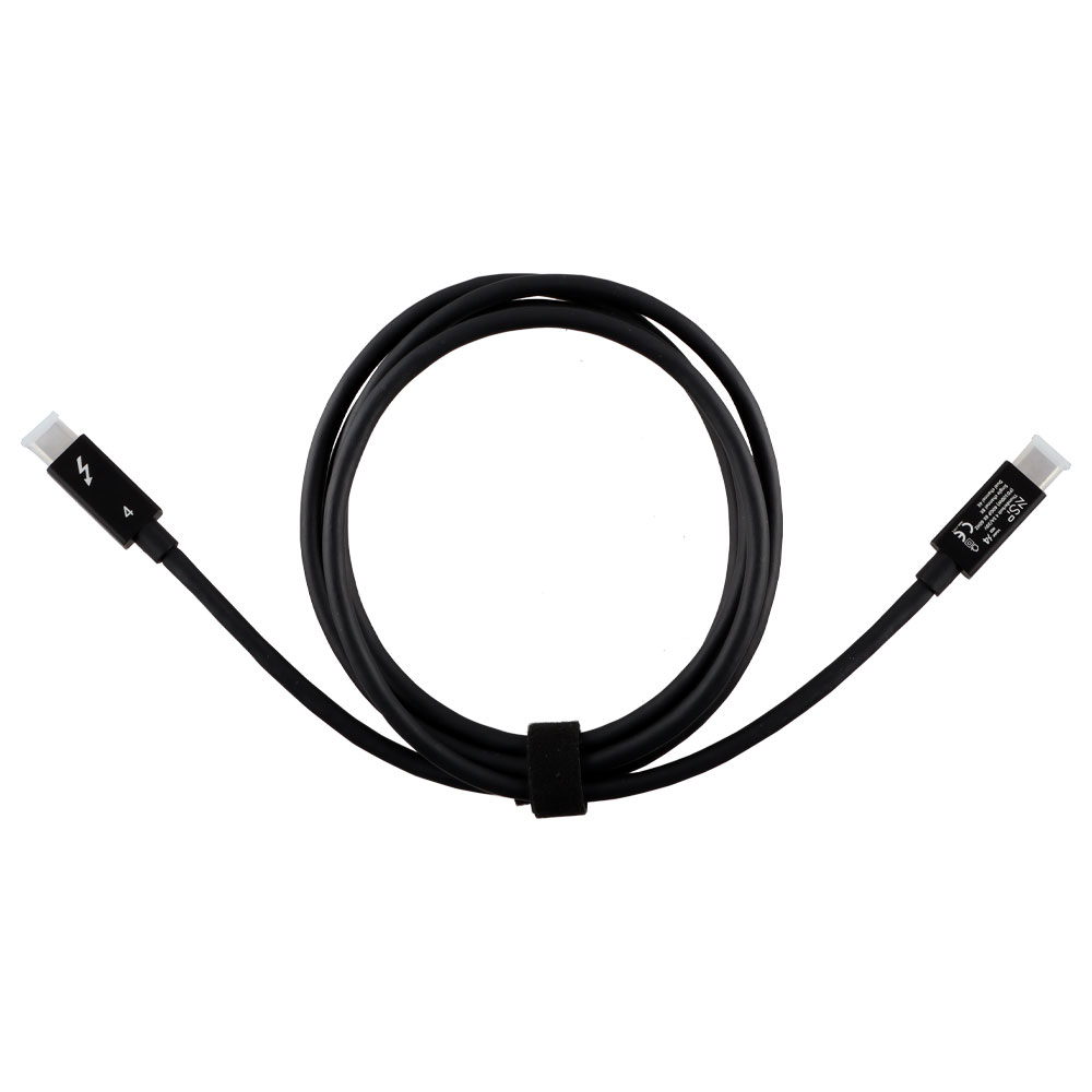 NSP N22 USB-C TYPE C TO TYPE C THUNDERBOLT 4.0 PD 100W/40GP/8K 60HZ/ 8K DUAL CHANNEL 4K 1.5m BLACK - Image 2