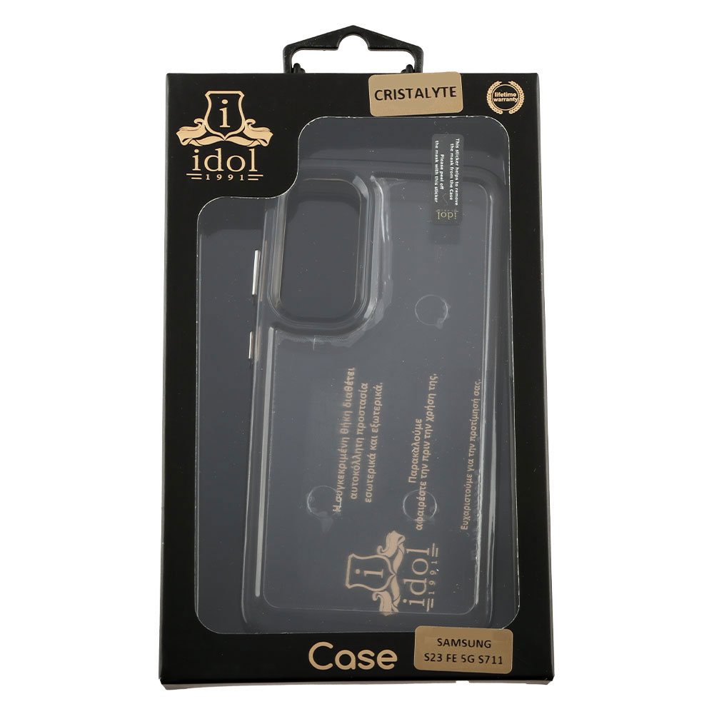 IDOL 1991 CRISTALYTE TPU ΘΗΚΗ SAMSUNG S23 FE 5G S711 6.4in CAMERA GUARD ΔΙΑΦΑΝΗ ΓΚΡΙ - Image 9