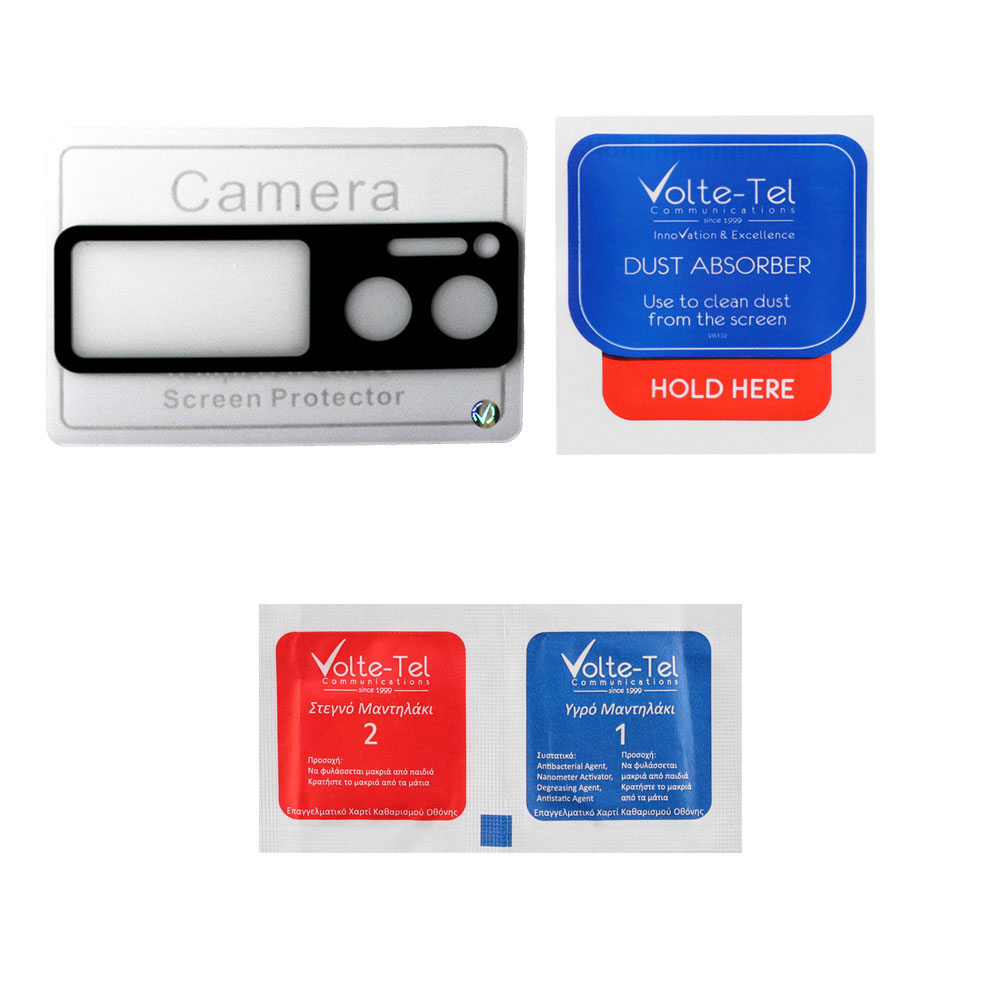 VOLTE-TEL CAMERA GLASS MOTOROLA RAZR 40 5G 6.9in 9H 0.30mm BLACK - Image 4