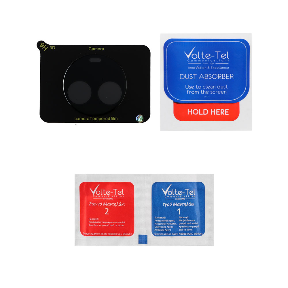 VOLTE-TEL CAMERA GLASS REALME 11 5G 6.72in 9H 0.25mm 3D CURVED BLACK - Image 4