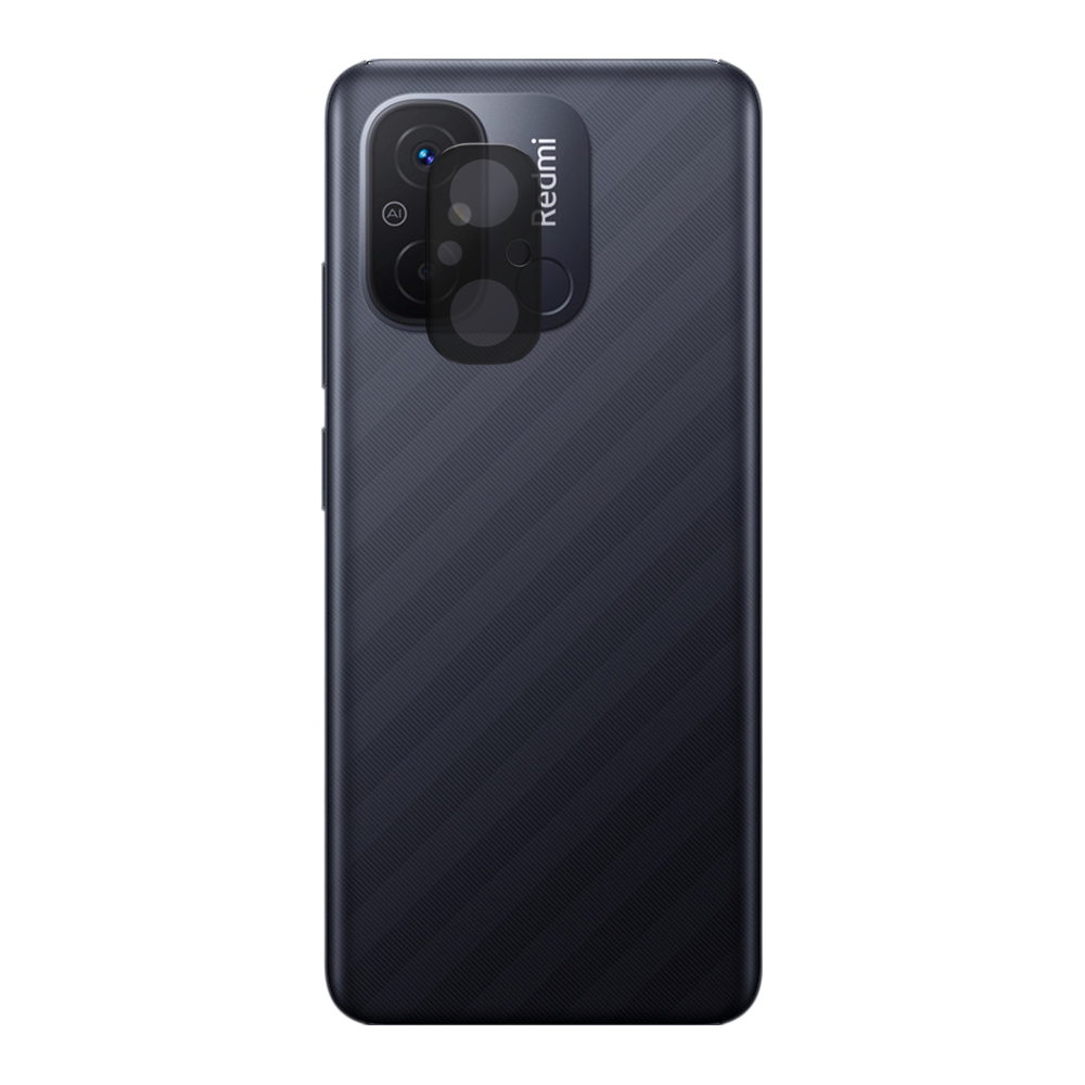 VOLTE-TEL CAMERA GLASS XIAOMI REDMI 12C 6.71in 9H 0.25mm 3D CURVED BLACK - Image 2