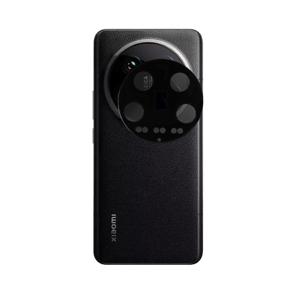 VOLTE-TEL CAMERA GLASS XIAOMI 14 ULTRA 5G 6.73in 9H 0.25mm 3D CURVED BLACK - Image 2