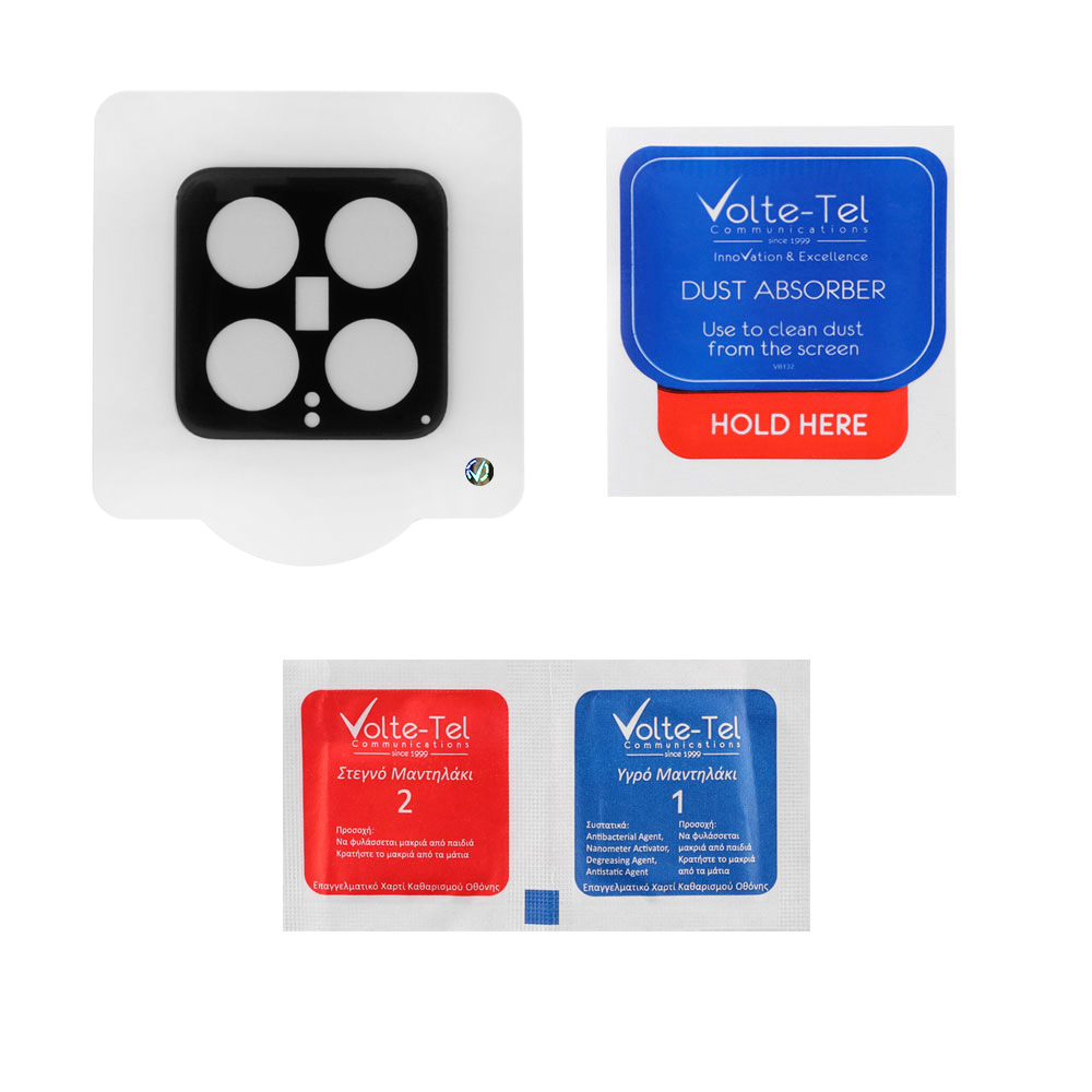 VOLTE-TEL CAMERA GLASS XIAOMI 14 5G 6.36in 9H 0.25mm 3D CURVED BLACK - Image 4