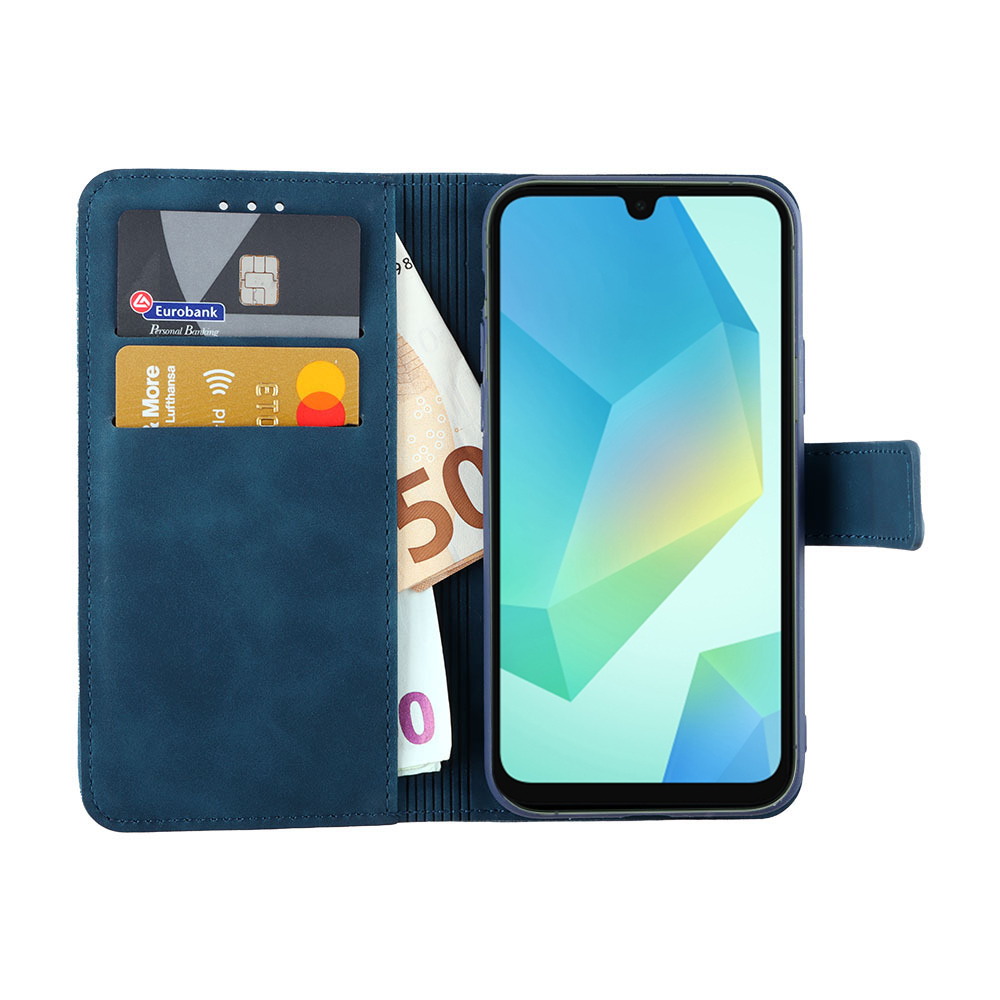 LIME ESSENTIAL ΘΗΚΗ SAMSUNG A16 4G A165/A16 5G A166 6.7in MAGNET BOOK STAND CLIP DARK BLUE - Image 2