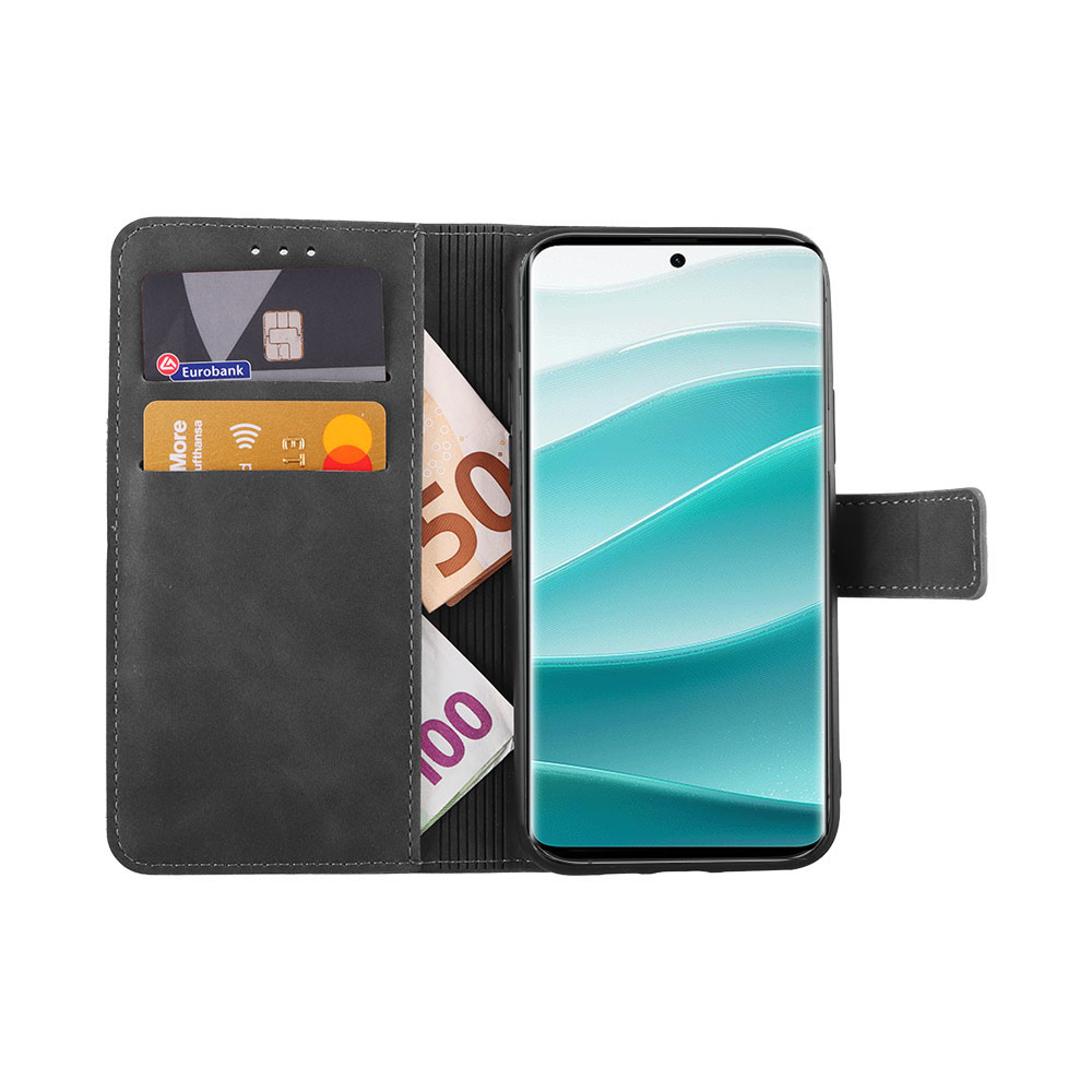 LIME ESSENTIAL ΘΗΚΗ XIAOMI REDMI NOTE 14 PRO 5G/POCO X7 6.67in MAGNET BOOK CLIP STAND GREY - Image 2