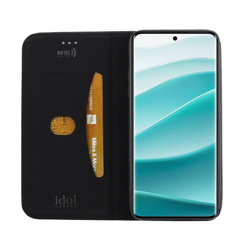IDOL 1991 ΘΗΚΗ XIAOMI REDMI NOTE 14 PRO 5G/POCO X7 6.67" ELITE ANTI-RFID BOOK STAND BLACK - Image 2