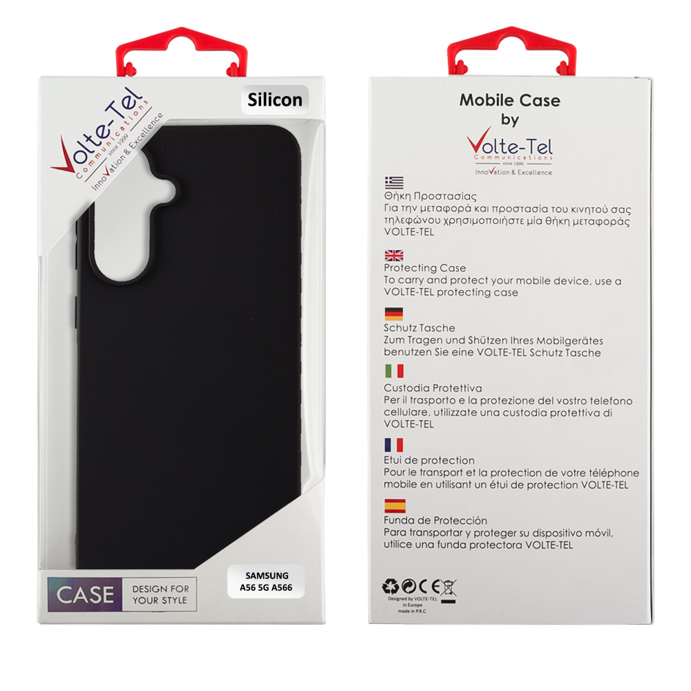 VOLTE-TEL SILICON TPU ΘΗΚΗ SAMSUNG A56 5G A566 6.7in CAMERA GUARD BLACK - Image 5