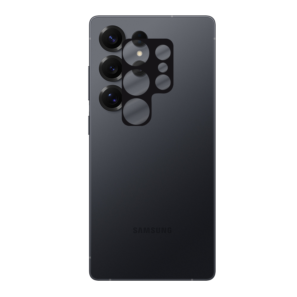 VOLTE-TEL CAMERA GLASS SAMSUNG S25 ULTRA 5G S938 6.9in 9H 0.25mm 3D CURVED BLACK - Image 2