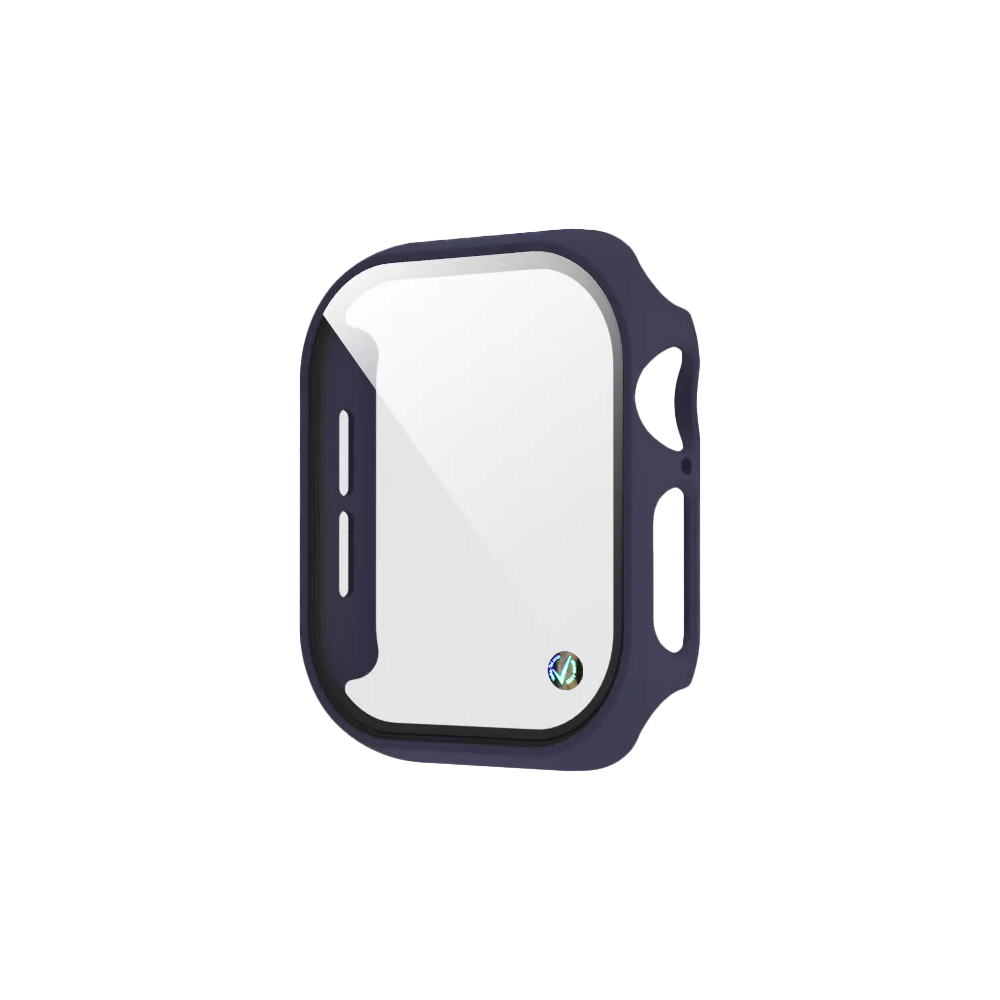 VOLTE-TEL PC EDGE COVER TEMPERED GLASS APPLE WATCH 10/ WATCH 11 42mm 1.77in 9H 0.30mm WITH KEY 3D FULL GLUE FULL COVER MIDNIGHT - Image 2