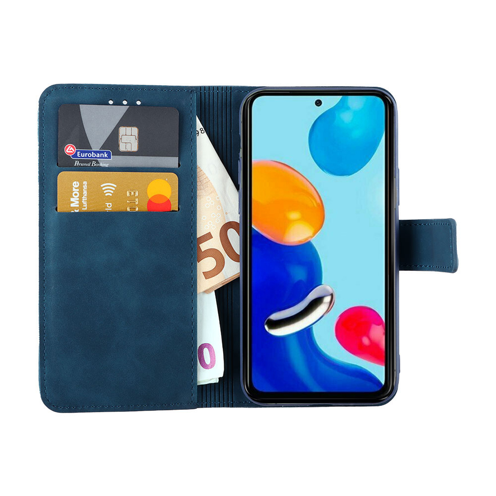 LIME ESSENTIAL ΘΗΚΗ XIAOMI REDMI NOTE 11/REDMI NOTE 11S 6.43in MAGNET BOOK STAND CLIP DARK BLUE - Image 2
