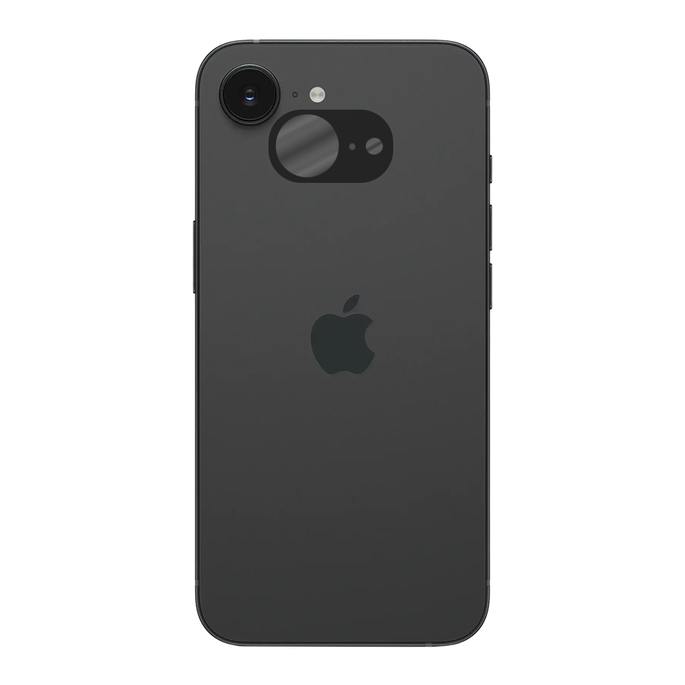 VOLTE-TEL CAMERA GLASS IPHONE 16E/ IPHONE 17E 6.1in 9H 0.25mm 3D CURVED BLACK - Image 2