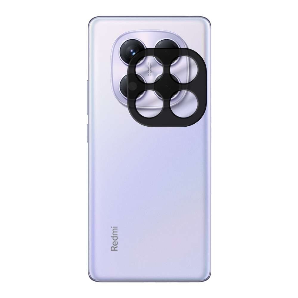VOLTE-TEL CAMERA GLASS XIAOMI REDMI NOTE 14 PRO 4G 6.67in 9H 0.25mm 3D CURVED BLACK - Image 2