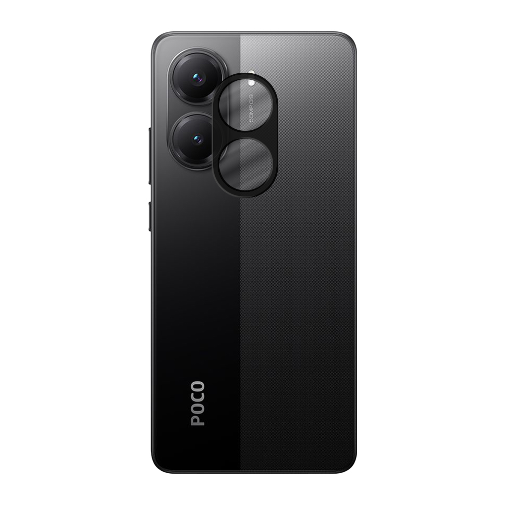 VOLTE-TEL CAMERA GLASS XIAOMI POCO X7 PRO 5G 6.67in 9H 0.25mm 3D CURVED BLACK - Image 2