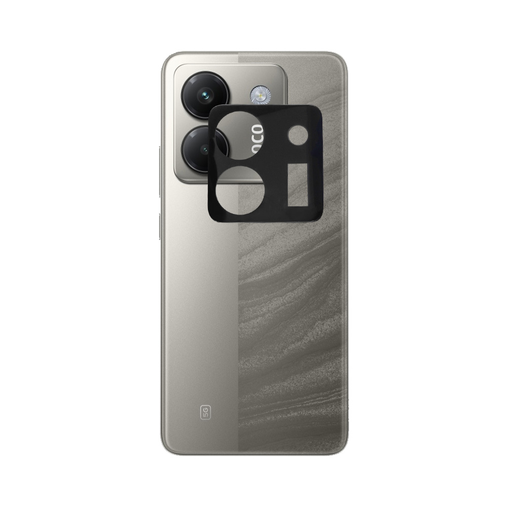 VOLTE-TEL CAMERA GLASS XIAOMI POCO M7 PRO 5G 6.67in 9H 0.25mm 3D CURVED BLACK - Image 2