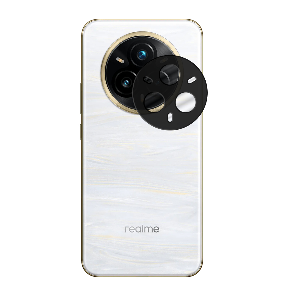 VOLTE-TEL CAMERA GLASS REALME 14 PRO PLUS 5G 6.83in 9H 0.25mm 3D CURVED BLACK - Image 2