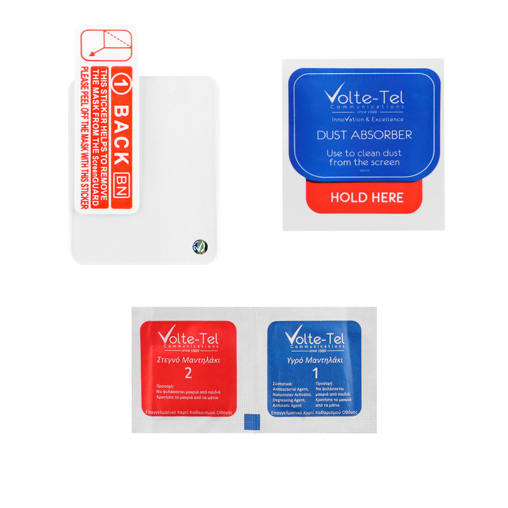 VOLTE-TEL TEMPERED GLASS XIAOMI REDMI WATCH 5 LITE 1.96in 9H 0.30mm 2.5D FULL GLUE FULL COVER - Image 3