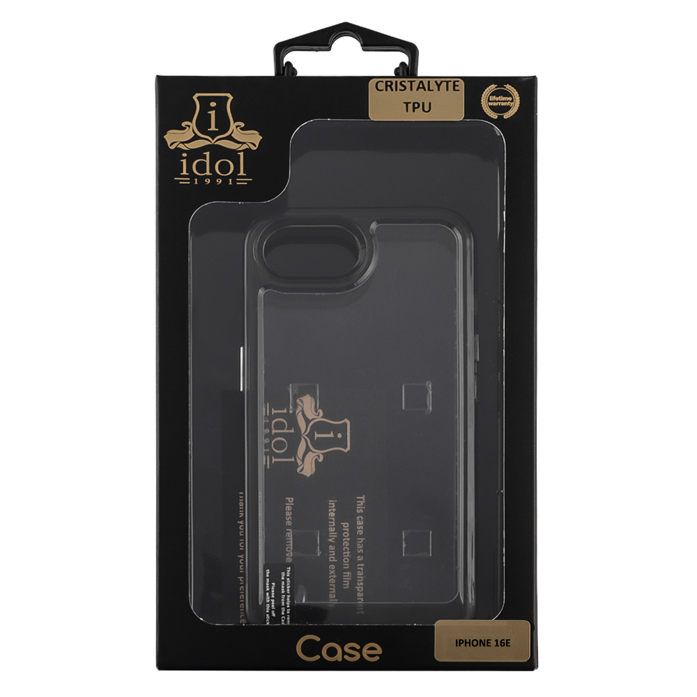 IDOL 1991 CRISTALYTE TPU ΘΗΚΗ IPHONE 16E/ IPHONE 17E 6.1in CAMERA GUARD ΔΙΑΦΑΝΗ ΓΚΡΙ - Image 8