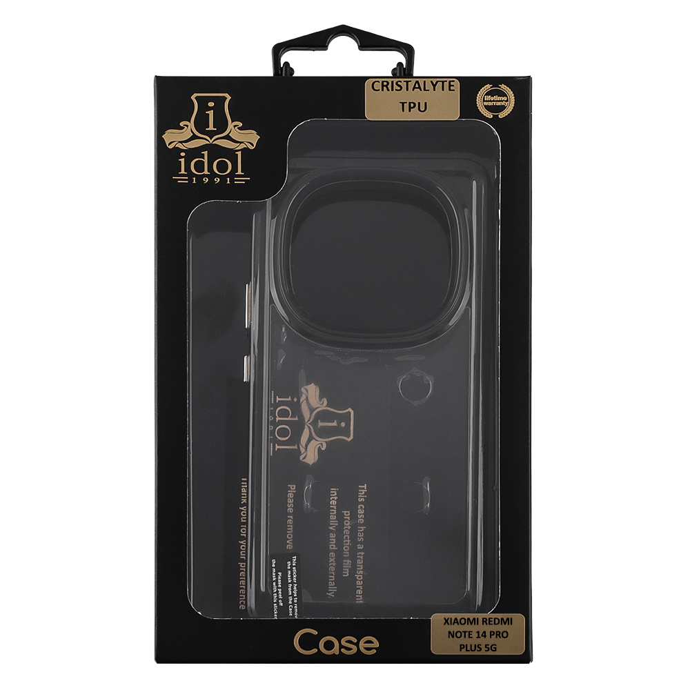 IDOL 1991 CRISTALYTE TPU ΘΗΚΗ XIAOMI REDMI NOTE 14 PRO PLUS 5G 6.67in CAMERA GUARD ΔΙΑΦΑΝΗ ΓΚΡΙ - Image 8