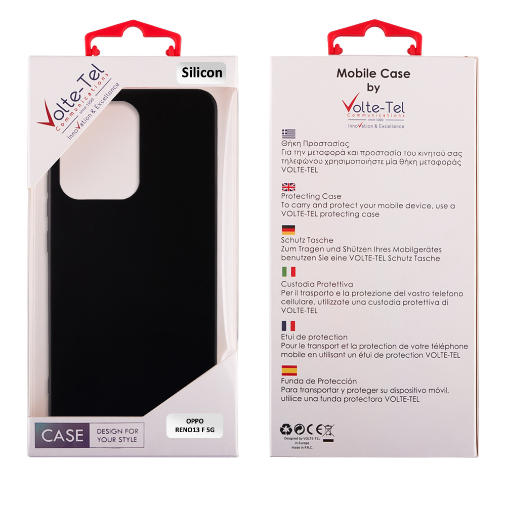 VOLTE-TEL SILICON TPU ΘΗΚΗ OPPO RENO13 F/ RENO13 FS 5G 6.67in BLACK - Image 4