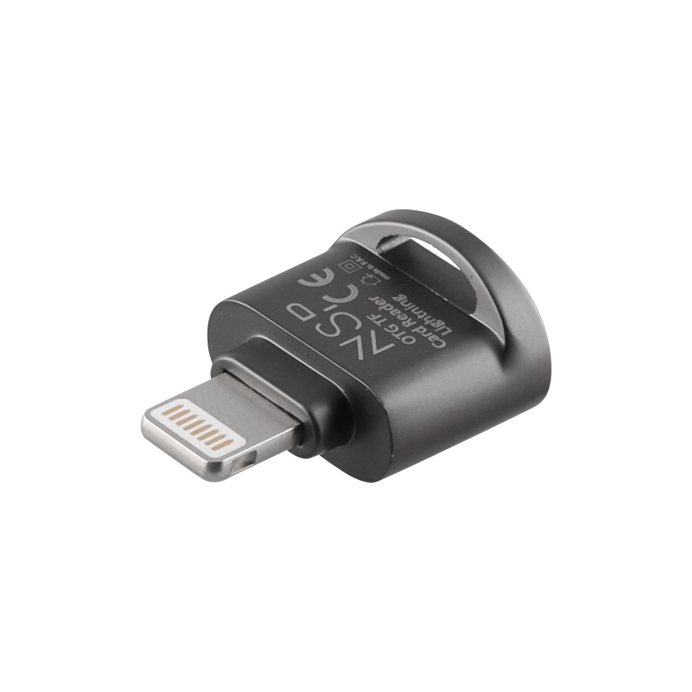 NSP N34 OTG TF/MICRO SD TO LIGHTNING BLACK - Image 2