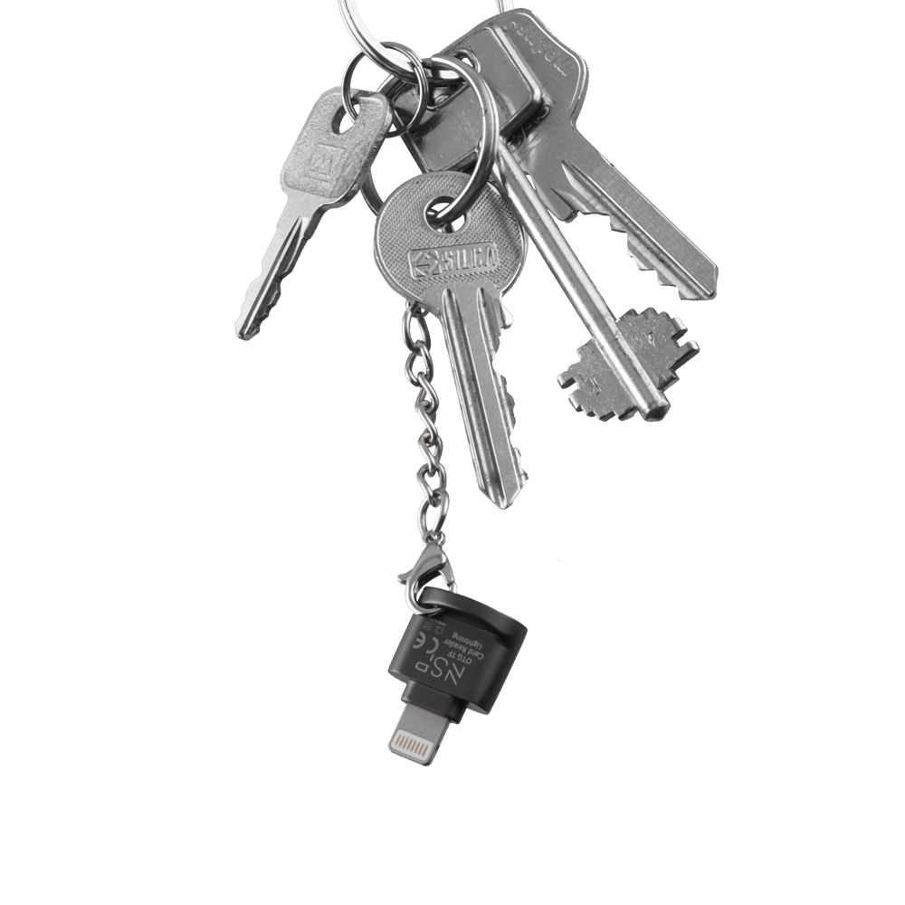 NSP N34 OTG TF/MICRO SD TO LIGHTNING BLACK - Image 5