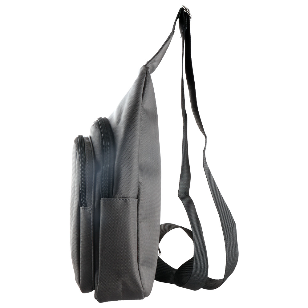 NSP N123 ATHLETIC ΤΣΑΝΤΑΚΙ ΑΔΙΑΒΡΟΧΟ CROSSBODY 8L DURABLE ΥΦΑΣΜΑΤΙΝΟ DARK GREY - Image 3