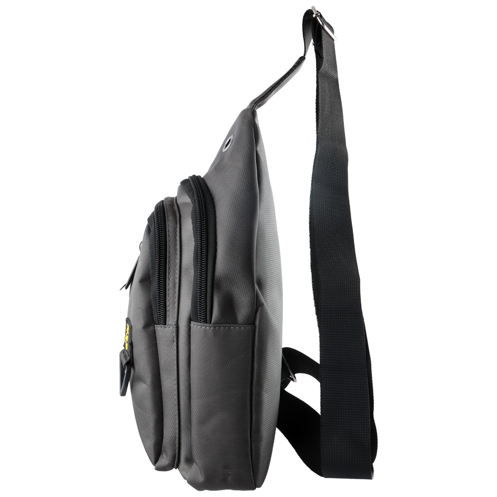 NSP N124 ACTIVE ΤΣΑΝΤΑΚΙ ΑΔΙΑΒΡΟΧΟ CROSSBODY 8L DURABLE ΥΦΑΣΜΑΤΙΝΟ DARK GREY - Image 3