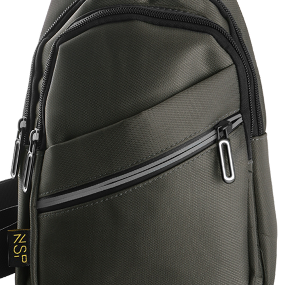 NSP N120 SPORT ΤΣΑΝΤΑΚΙ ΑΔΙΑΒΡΟΧΟ CROSSBODY 7.5L DURABLE ΥΦΑΣΜΑΤΙΝΟ GREY - Image 9