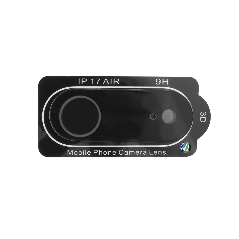 VOLTE-TEL CAMERA GLASS IPHONE 17 AIR 6.5in 9H 0.25mm 3D CURVED BLACK - Image 3