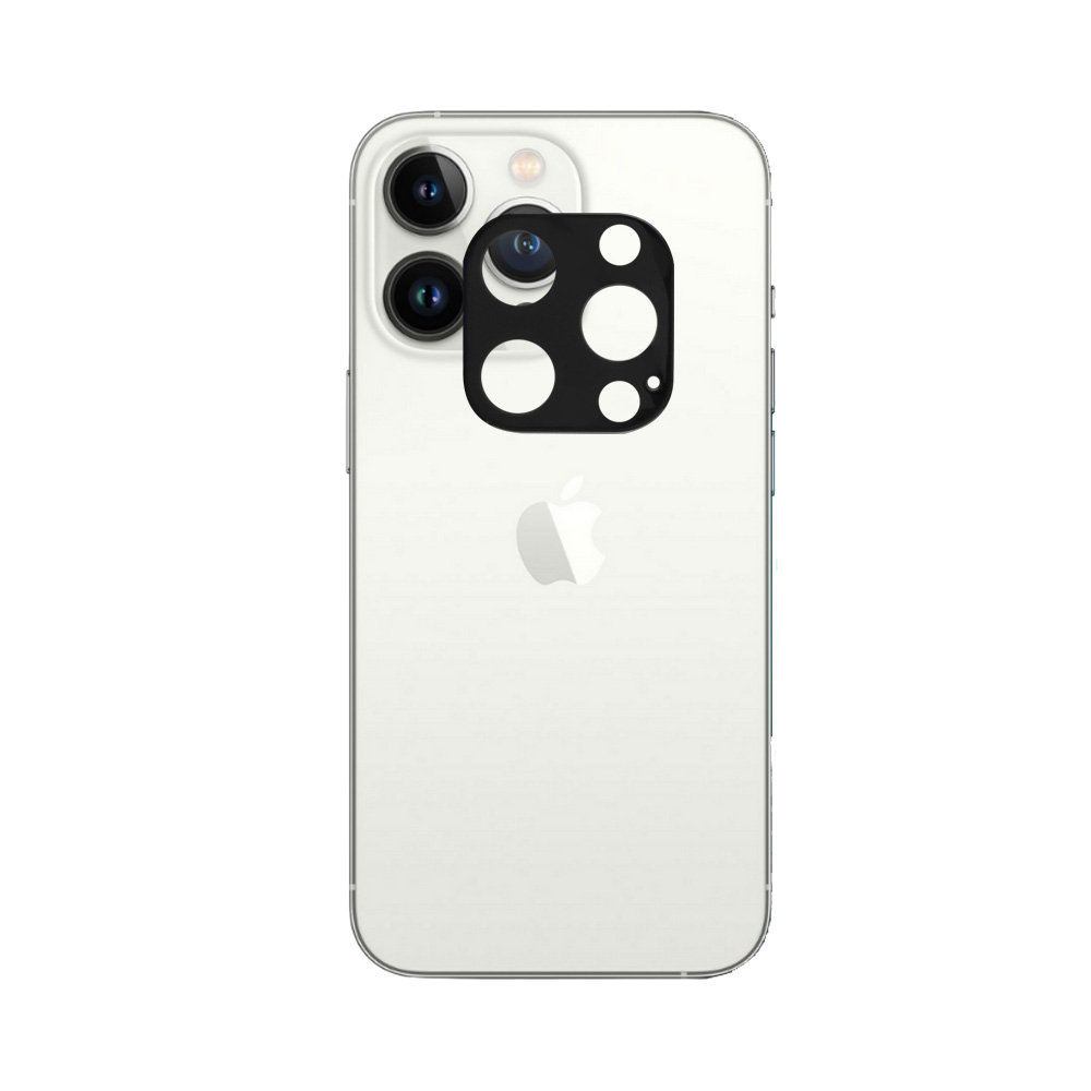 VOLTE-TEL CAMERA GLASS IPHONE 13 PRO 6.1in/IPHONE 13 PRO MAX 6.7in 9H 0.25mm 3D CURVED BLACK - Image 2