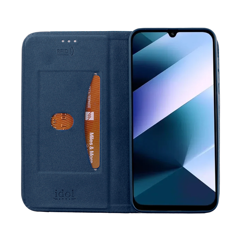 IDOL 1991 ELITE ΘΗΚΗ XIAOMI POCO C85 4G/ REDMI 15C 4G 6.9in ANTI-RFID BOOK STAND BLUE - Image 2