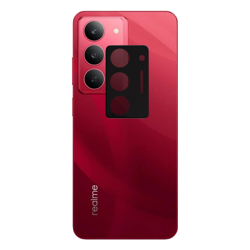 VOLTE-TEL CAMERA GLASS REALME 14X 6.67in 9H 0.25mm 3D CURVED BLACK - Image 2