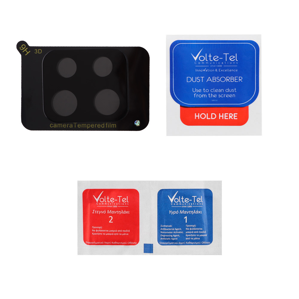 VOLTE-TEL CAMERA GLASS MOTOROLA EDGE 50 NEO 5G 6.56in 9H 0.25mm 3D CURVED BLACK - Image 4