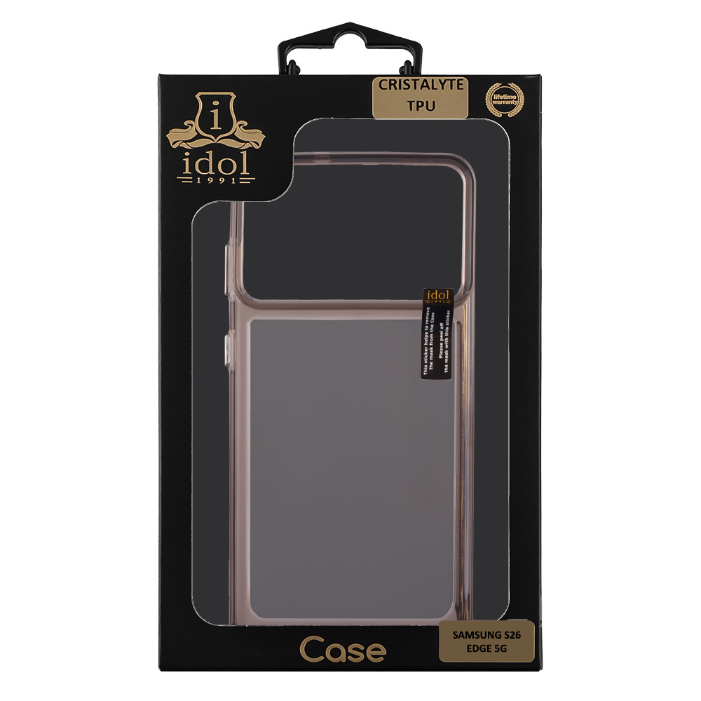 IDOL 1991 CRISTALYTE TPU ΘΗΚΗ SAMSUNG S26 EDGE 5G 6.66in CAMERA GUARD ΔΙΑΦΑΝΗ ΓΚΡΙ - Image 8
