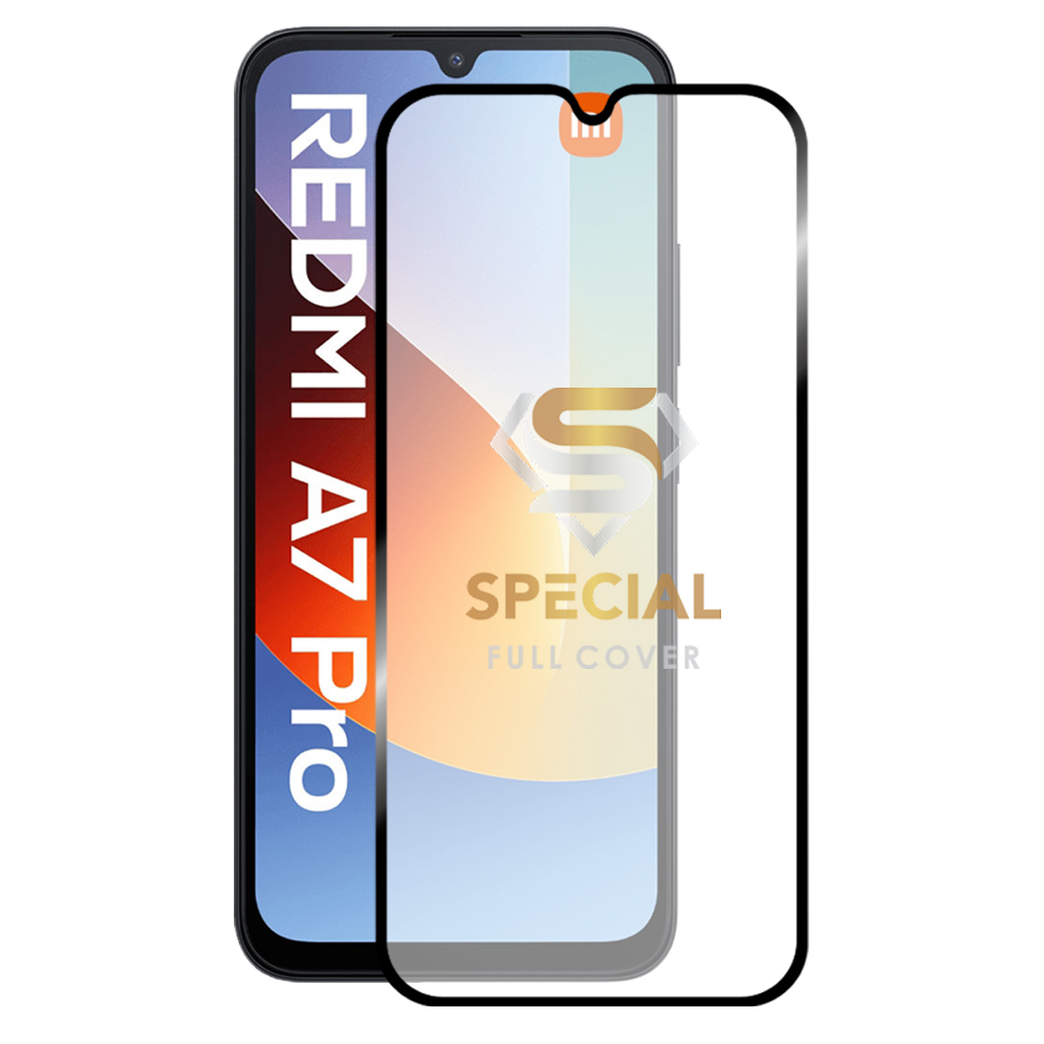 IDOL 1991 SPECIAL TEMPERED GLASS XIAOMI REDMI A7 PRO 4G 6.9INCH 9H 0.25mm FULL COVER FULL GLUE BLACK - Image 2