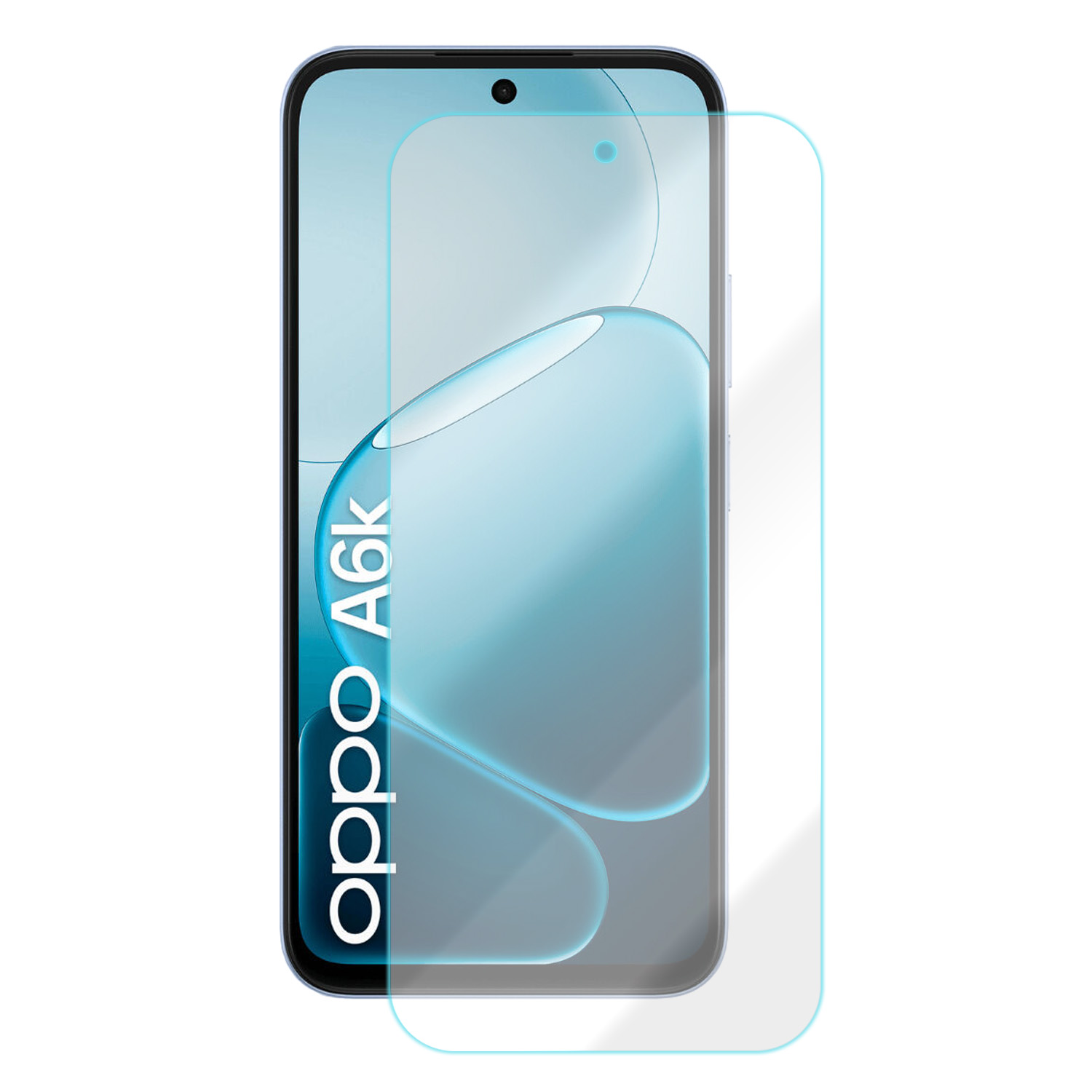 VOLTE-TEL TEMPERED GLASS OPPO A6k 5G/A6x 6.75in 9H 0.30mm 2.5D FULL GLUE - Image 2