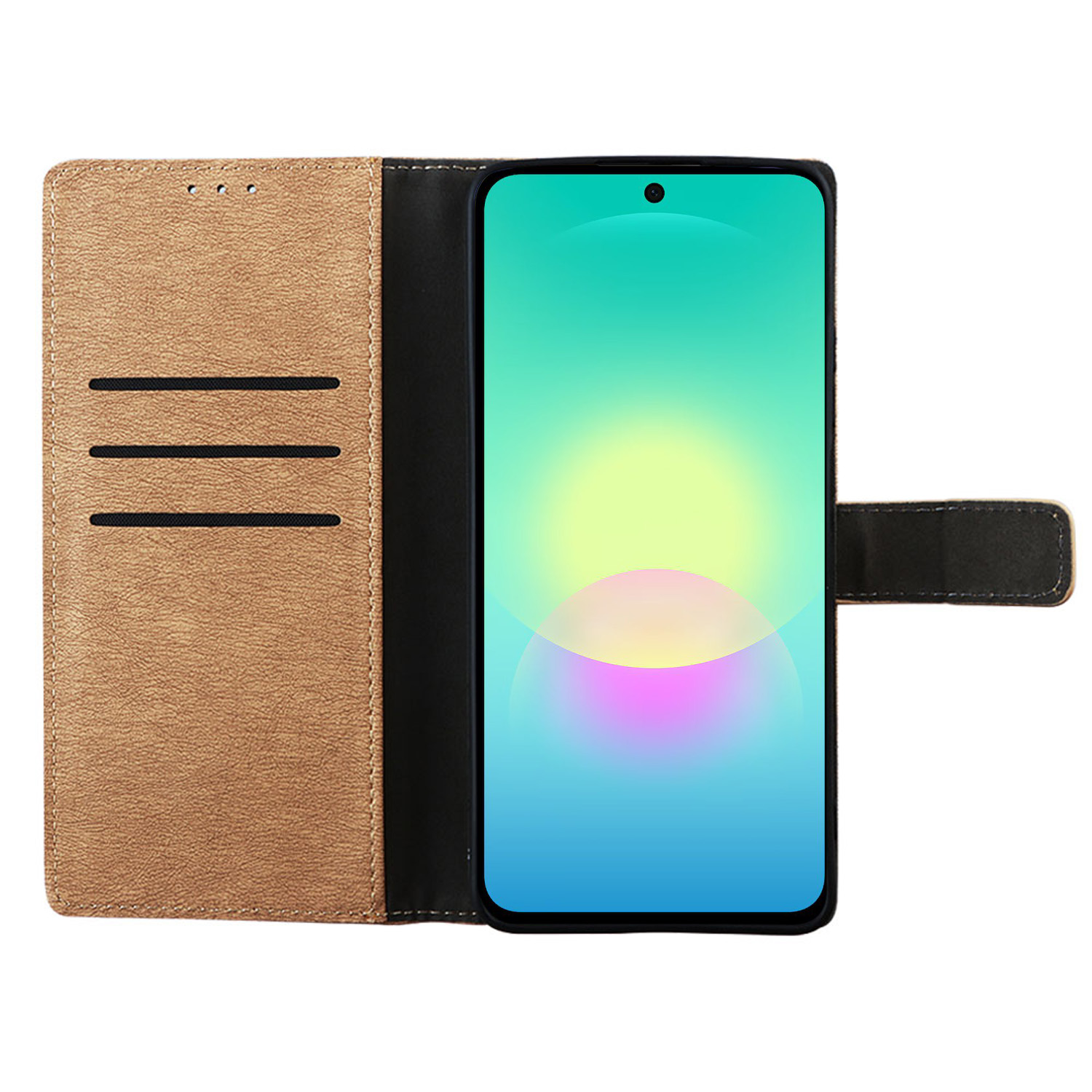 VOLTE-TEL ALLURE ΘΗΚΗ SAMSUNG A27 5G A276 6.7in MAGNET BOOK STAND CLIP GOLD - Image 2