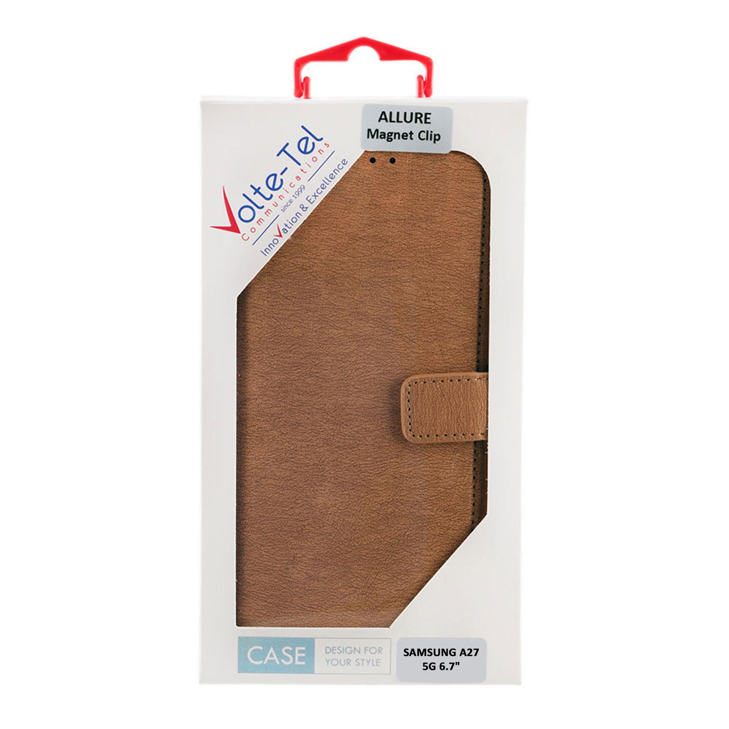 VOLTE-TEL ALLURE ΘΗΚΗ SAMSUNG A27 5G A276 6.7in MAGNET BOOK STAND CLIP GOLD - Image 6