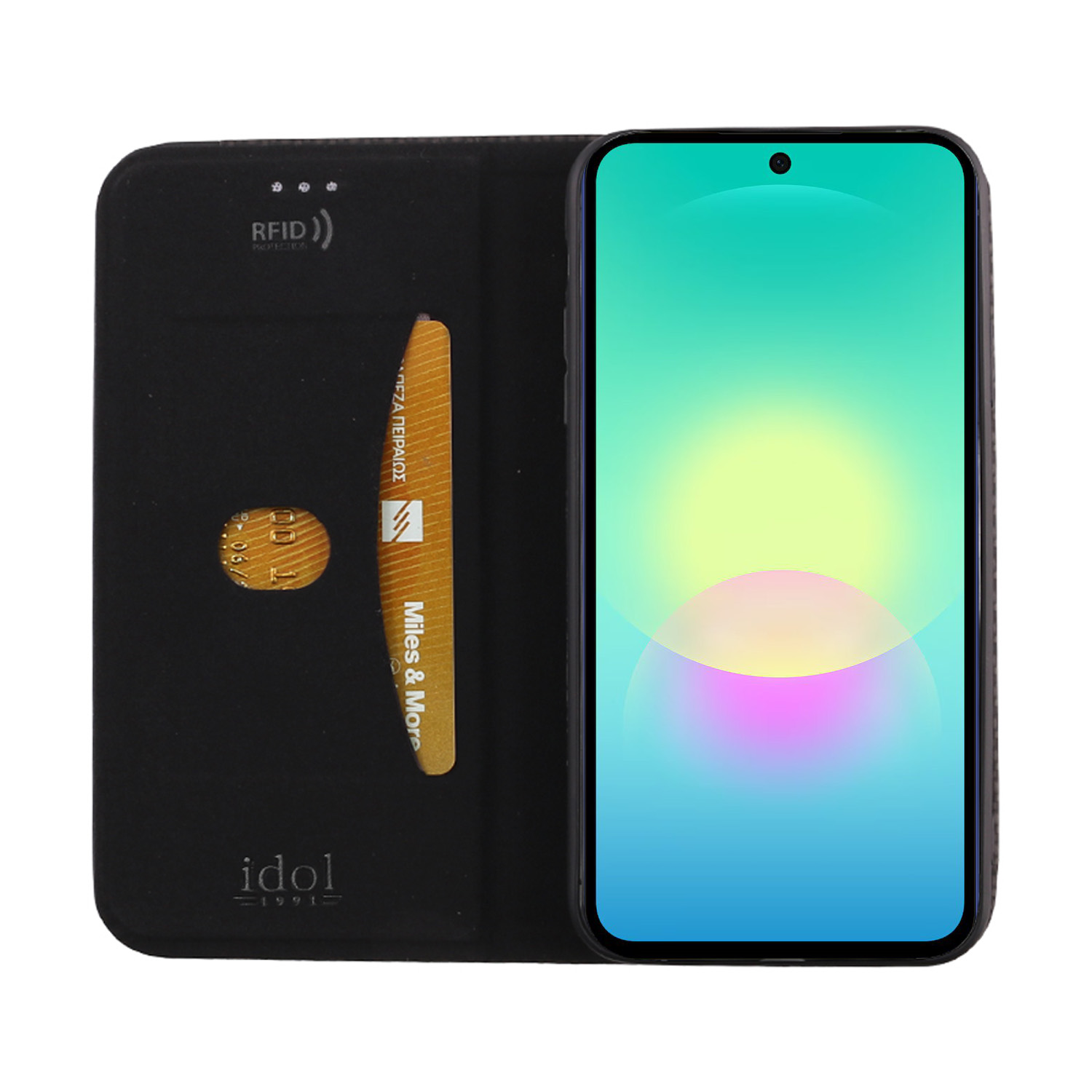 IDOL 1991 ELITE ΘΗΚΗ SAMSUNG A27 5G A276 6.7in ANTI-RFID BOOK STAND BLACK - Image 2