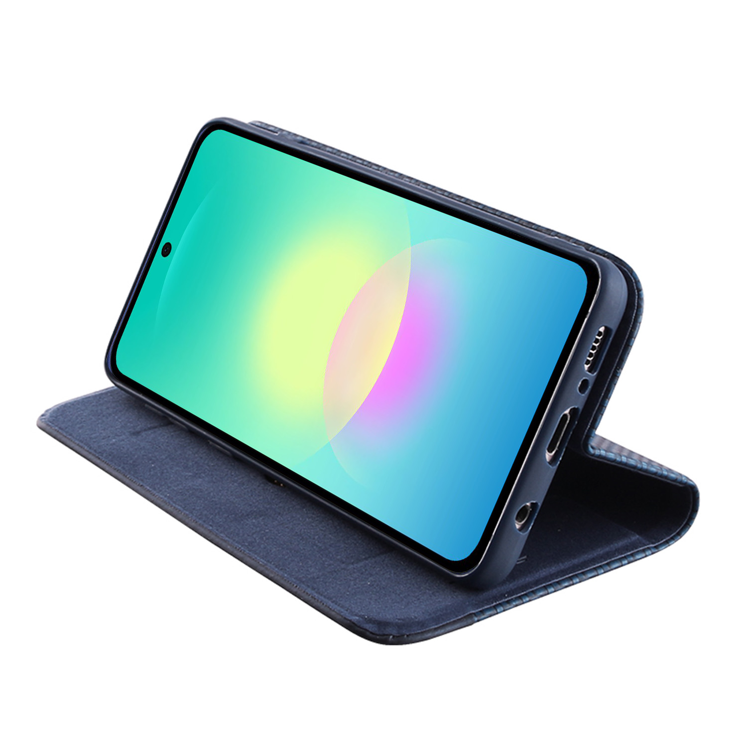 IDOL 1991 ELITE ΘΗΚΗ SAMSUNG A27 5G A276 6.7in ANTI-RFID BOOK STAND BLUE - Image 5