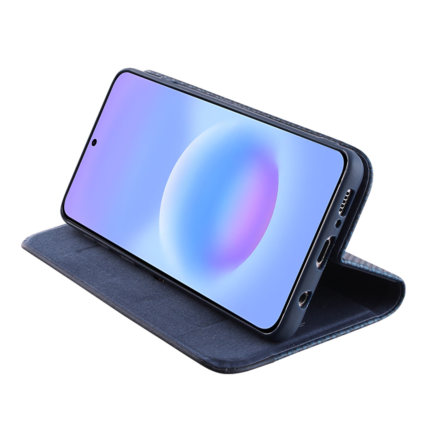 IDOL 1991 ELITE ΘΗΚΗ SAMSUNG A57 5G A576 6.7in ANTI-RFID BOOK STAND BLUE - Image 5