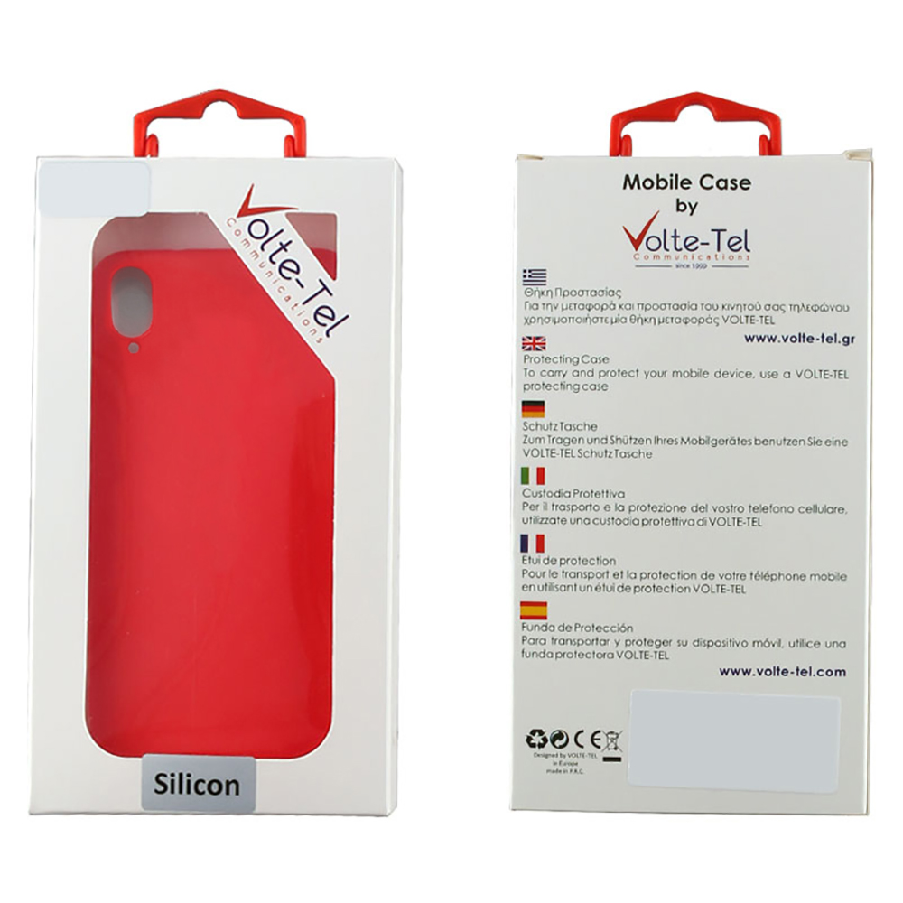 VOLTE-TEL SILICON TPU ΘΗΚΗ SAMSUNG A72 A725/A726 6.7in CAMERA GUARD RED - Image 5