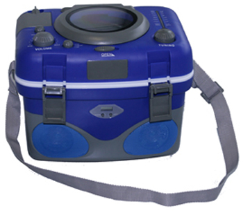 ΙΣΟΘΕΡΜΙΚΗ ΤΣΑΝΤΑ ΩΜΟΥ ΨΥΓΕΙΟ ΜΕ ΡΑΔΙΟ KAI MP3 JACK 3.5mm ΜΠΛΕ - Image 2